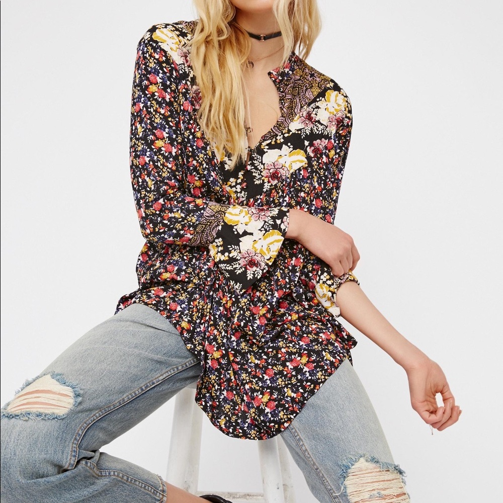 Free people wildflower fields tunic, small